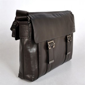 Ferragamo Leather Hickory Large Messenger Bag For Men