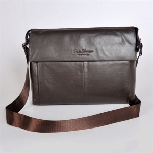 Ferragamo Leather Hickory Large Messenger Bag For Men