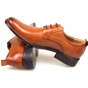 Ferragamo Aiden Patent Oxford Shoes Brown For Men