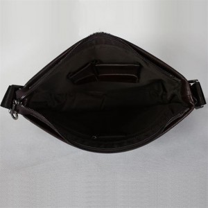 Ferragamo Logo Screen Print Large Leather Shoulder Bag For Men