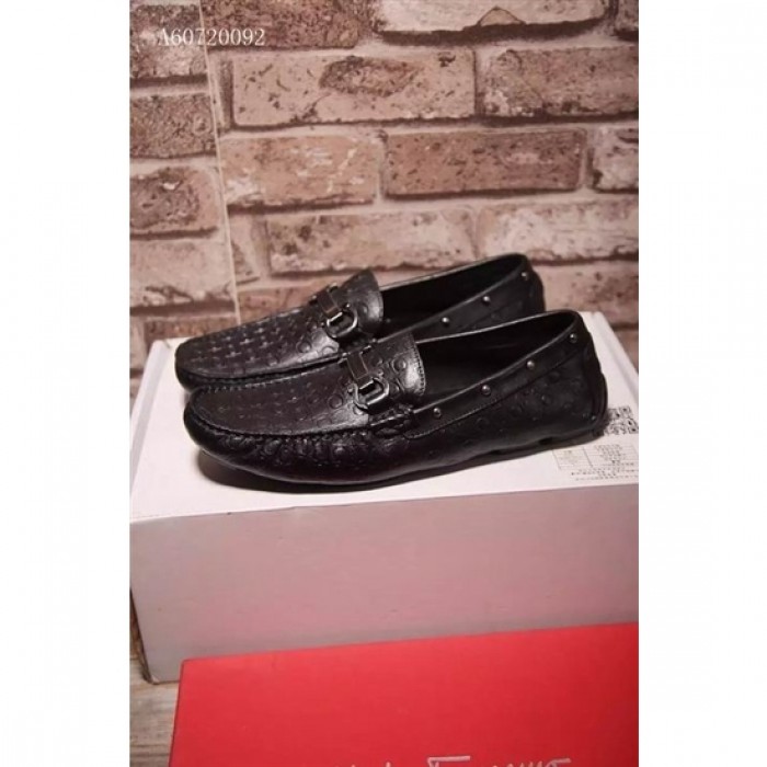 Ferragamo Driver Moccasin Shoe 067 For Men