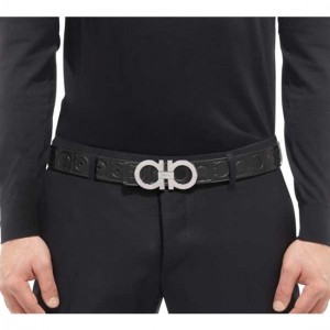 Salvatore Ferragamo Sized Double Gancio Belt Sale BF-U116 For Men