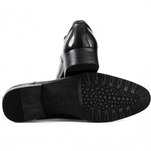 Ferragamo Air Hole Brown Black Leather Shoes Sale For Men