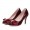 Ferragamo high heel in wine color 253 For Women