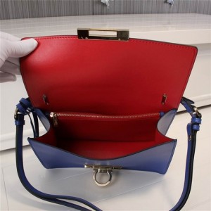 Ferragamo small Gancio Lock Shoulder bag blue SFS-UU265 For Women