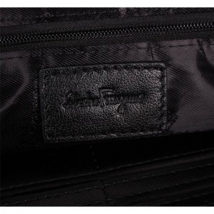 Ferragamo clutch wallet black For Women