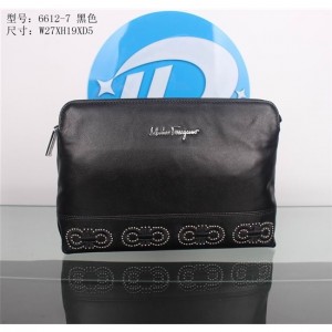 Ferragamo clutch wallet black For Women