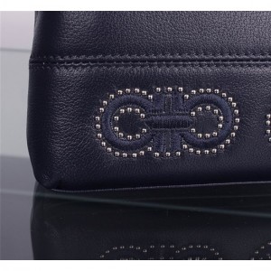 Ferragamo clutch wallet blue online For Women