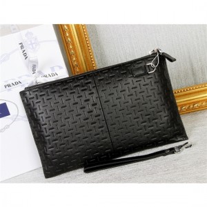 Ferragamo pouch wallet black mens sale For Women