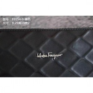 Ferragamo pouch wallet black For Women