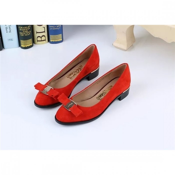 Ferragamo Low-Heel Shoes 004 For Women