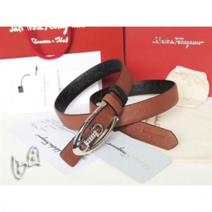 Ferragamo Adjustable Gancio Vara Buckle Belt In 85CM-105CM Sizes MW097 For Women