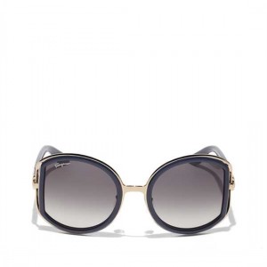 Salvatore Ferragamo Oversized Round-Frame Sunglasses Online SFS-UU258 For Women
