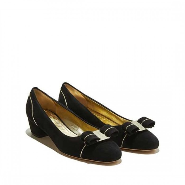 Salvatore Ferragamo Vara With Contrast Piping SF-R784 For Women