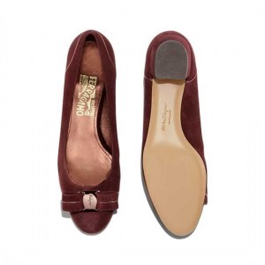 Salvatore Ferragamo Vara With Contrast Piping SF-R783 For Women