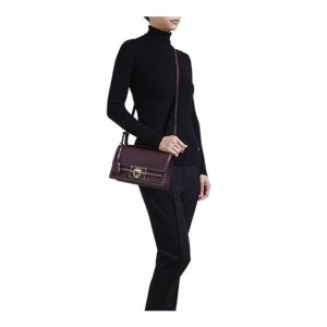 Salvatore Ferragamo Medium Gancio Lock Shoulder Bag Sale Online SFS-UU162 For Women