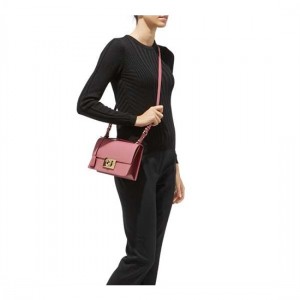 Salvatore Ferragamo Medium Gancio Lock Shoulder Bag Sale Online SFS-UU161 For Women