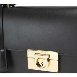 Salvatore Ferragamo Medium Gancio Lock Shoulder Bag Sale Online SFS-UU159 For Women
