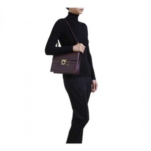 Salvatore Ferragamo Medium Gancio Shoulder Bag Sale Online SFS-UU155 For Women