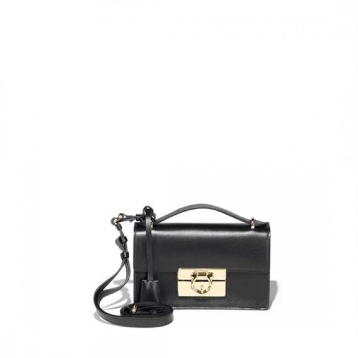 Salvatore Ferragamo Small Gancio Lock Shoulder Bag Sale Online SFS-UU142 For Women